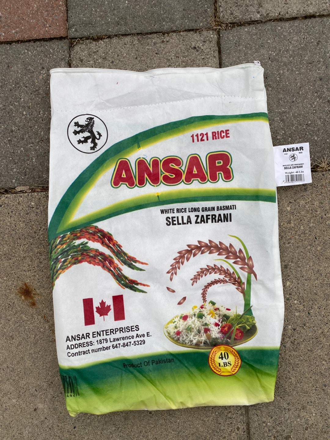 Rice Bag for Crafts 40lbs