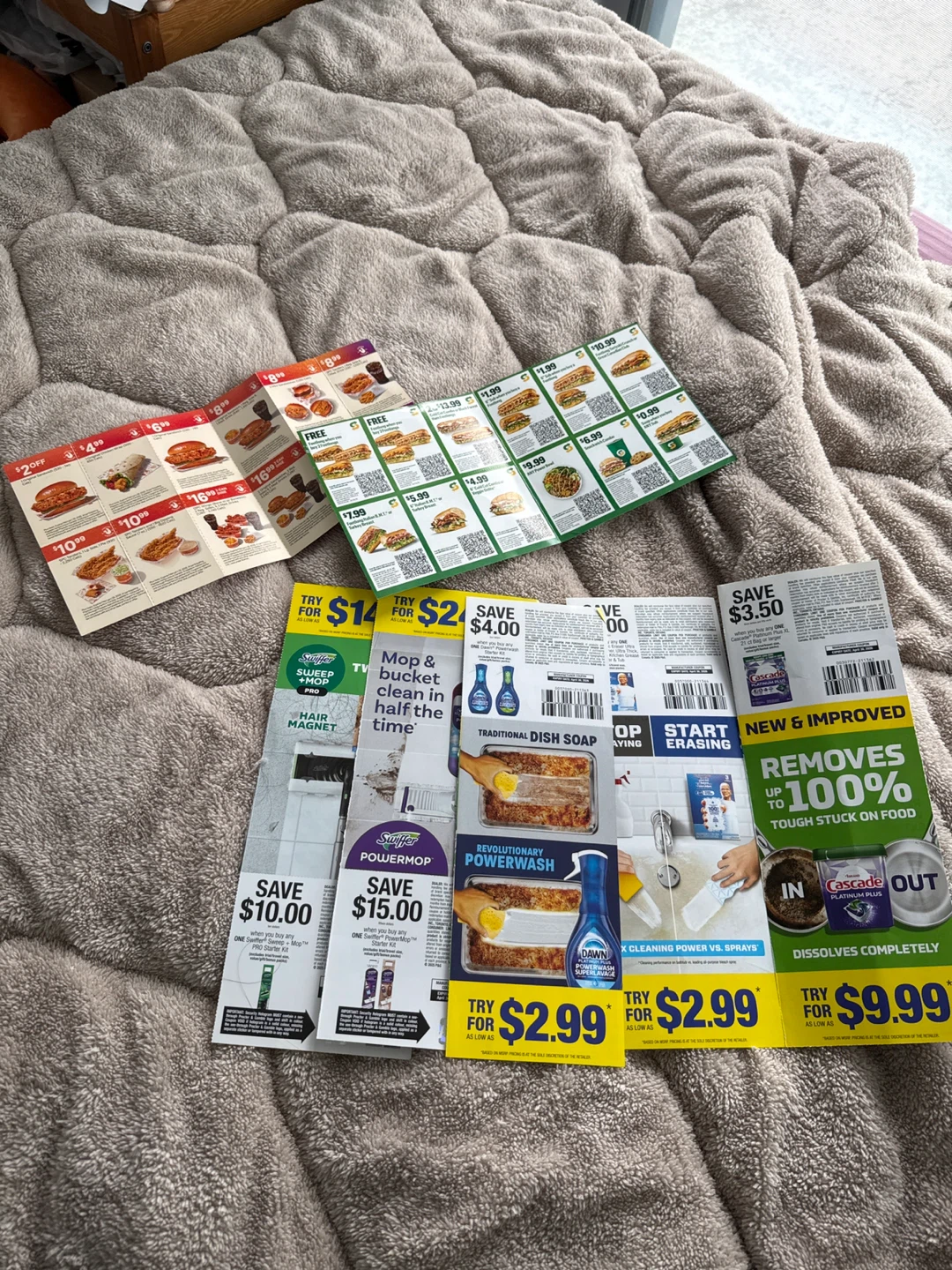 Assorted Cleaning & Food Coupons