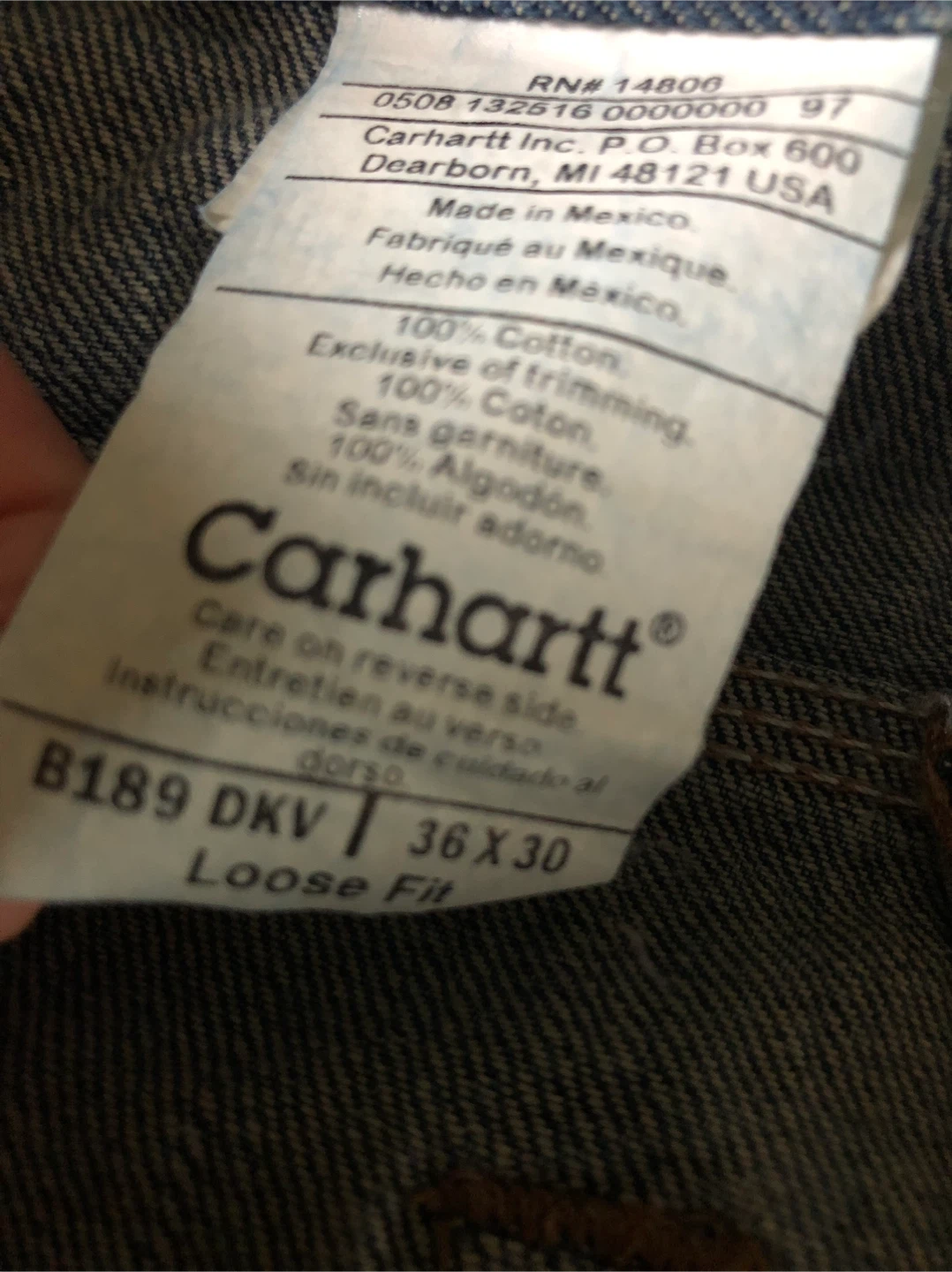 Carhartt Loose Fit Jeans 36x30 - photo 4
