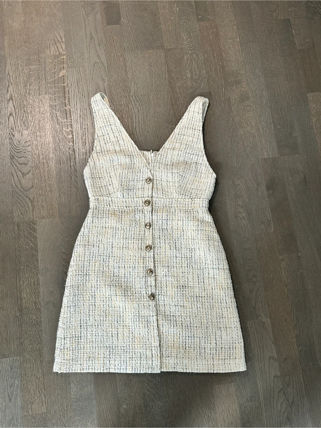 🇰🇷Tweed Button-Front Dress - photo 2