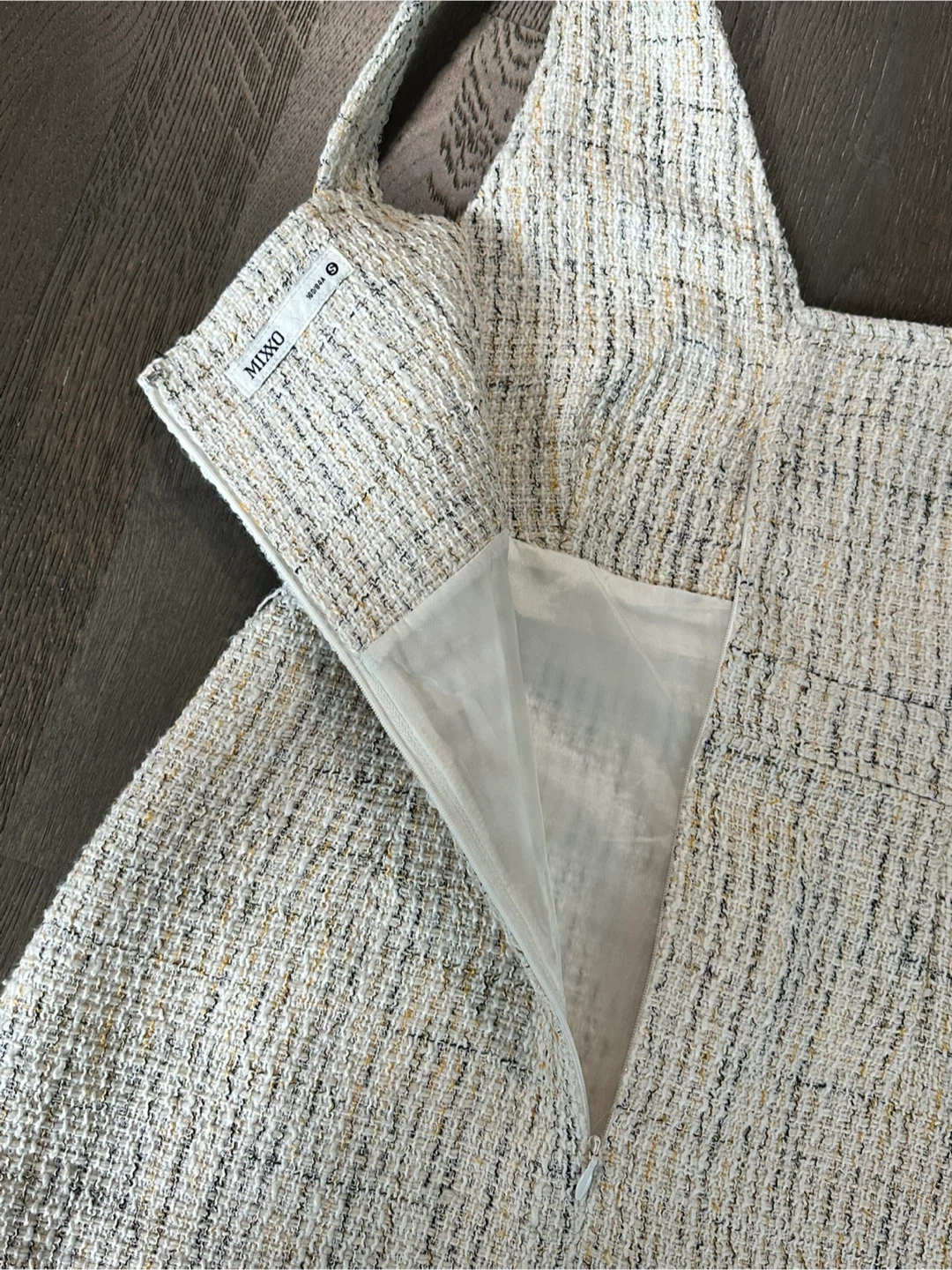 🇰🇷Tweed Button-Front Dress - photo 4