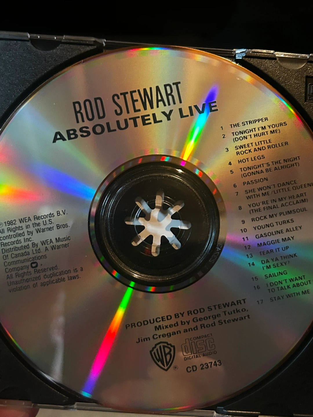Rod Stewart Absolutely Live CD - photo 3