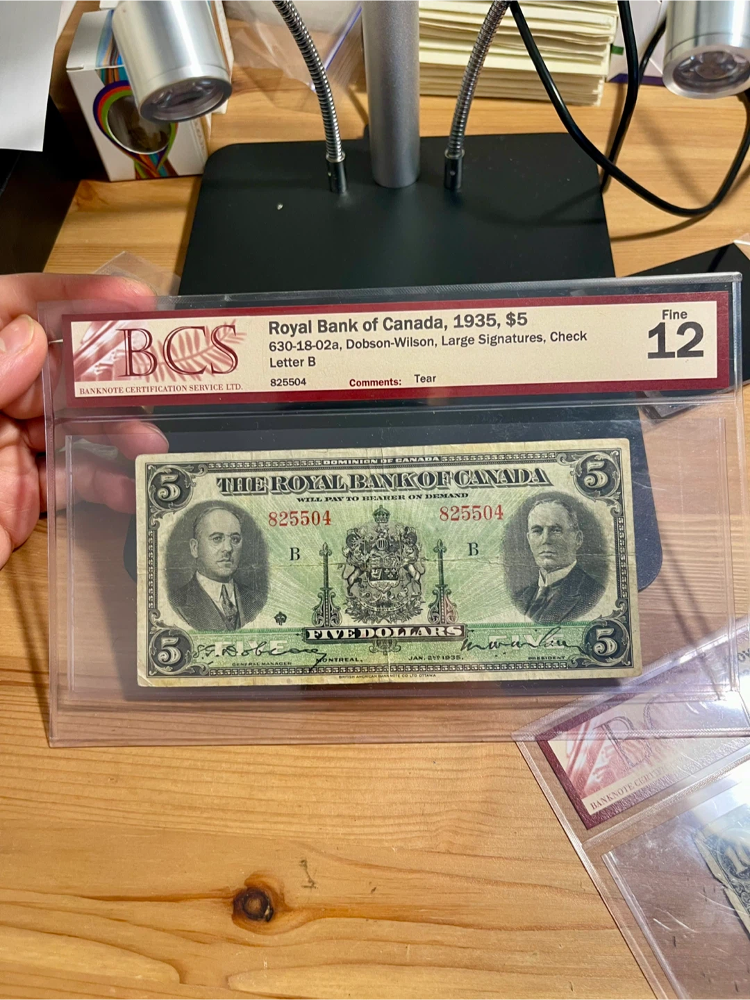 Royal Bank of Canada $5 Banknote (1935)