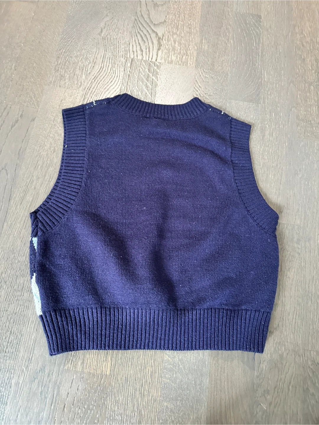 🦋H&M Argyle Sweater Vest - photo 3