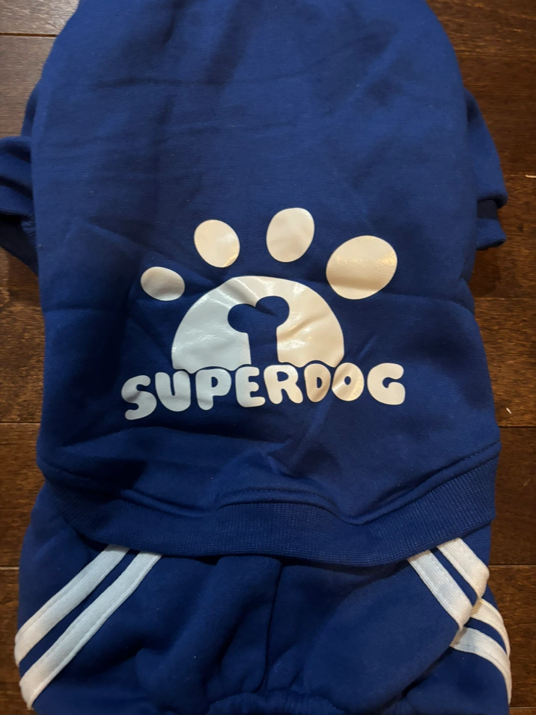 Superdog Blue Dog Hoodie - Size large - photo 2
