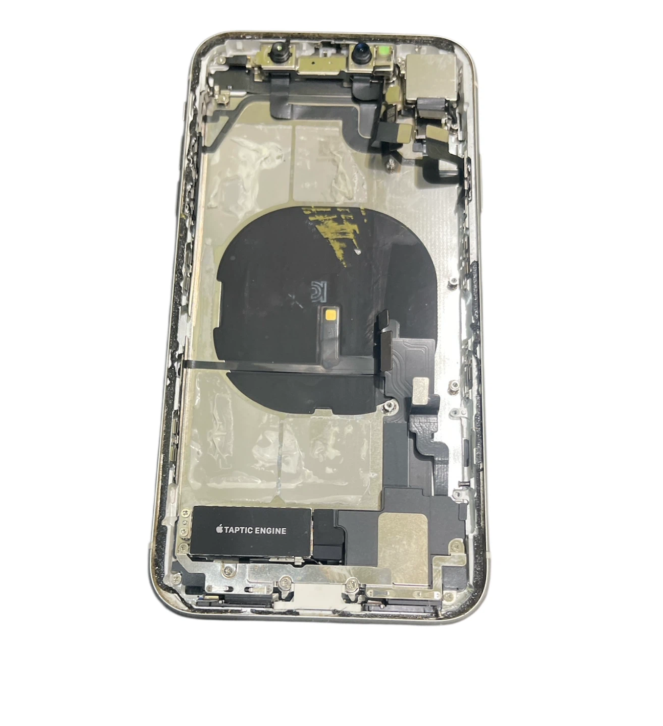 iPhone XR Housing Back Replacement Silver W Small Parts OEM - photo 2