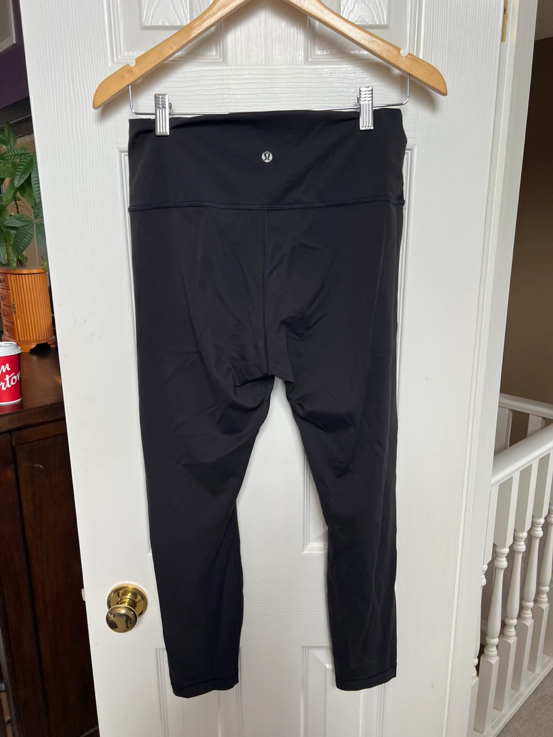 Size 12 Lululemon Black crop Leggings - photo 2