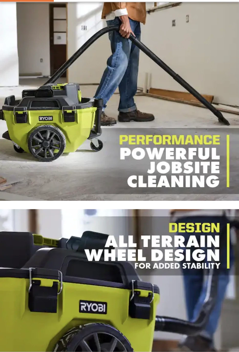 Ryobi ONE+ 18V 6 Gallon Wet/Dry Vacuum PCL735 (Tool Only) - photo 3
