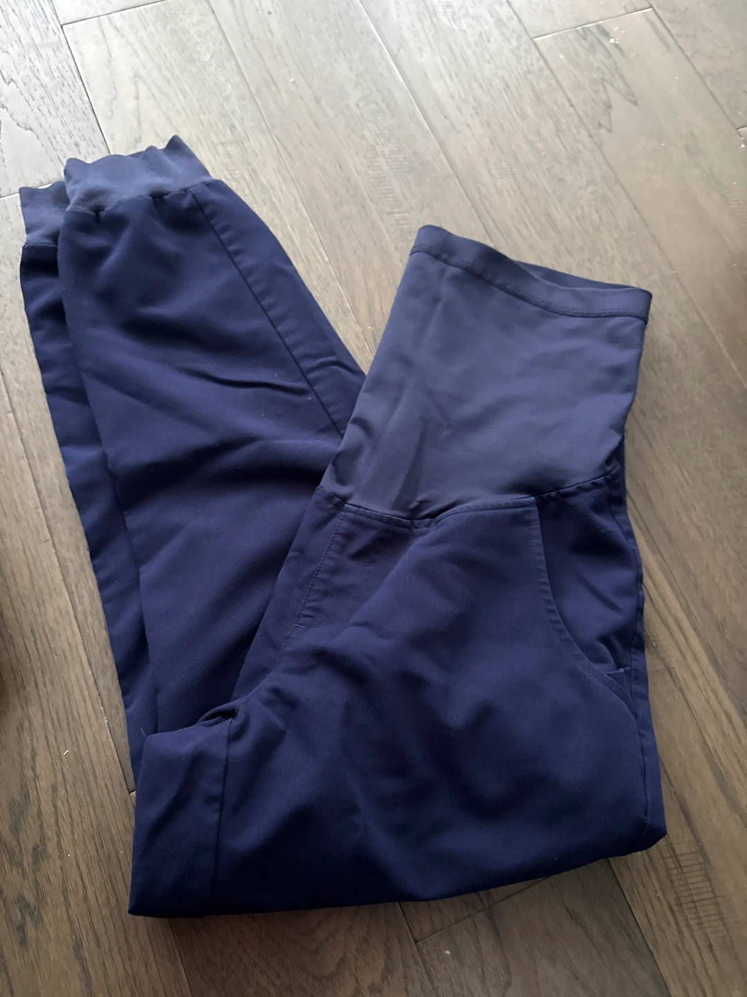 🥕 FIGS Navy Blue Scrub Top and Pants Set - photo 3