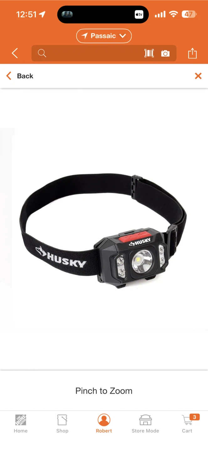 Husky Multi-Color Dimmable LED Headlamp - 550 Lumens - photo 2