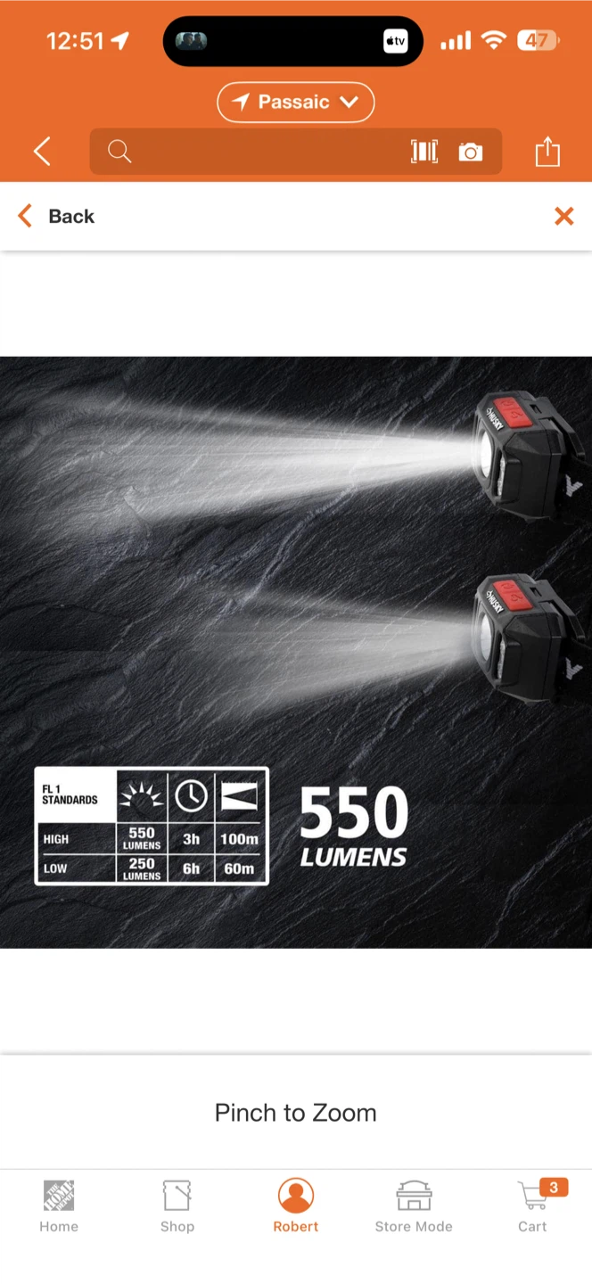 Husky Multi-Color Dimmable LED Headlamp - 550 Lumens - photo 3