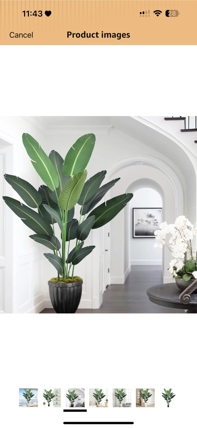 Ttdoit Bird of Paradise Artificial Plant 7ft - photo 5