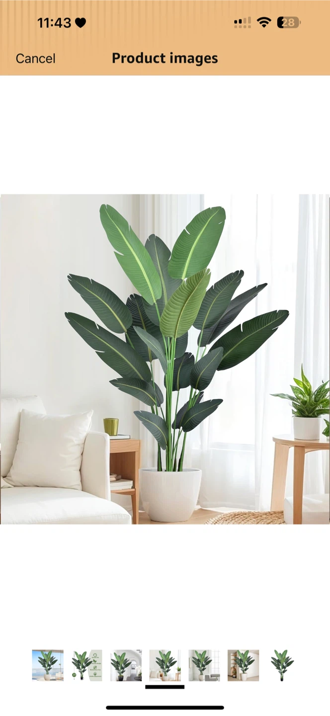 Ttdoit Bird of Paradise Artificial Plant 7ft - photo 4