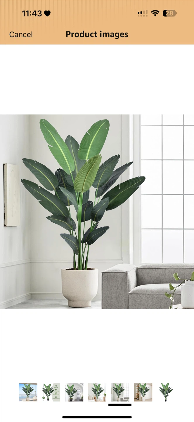Ttdoit Bird of Paradise Artificial Plant 7ft - photo 3