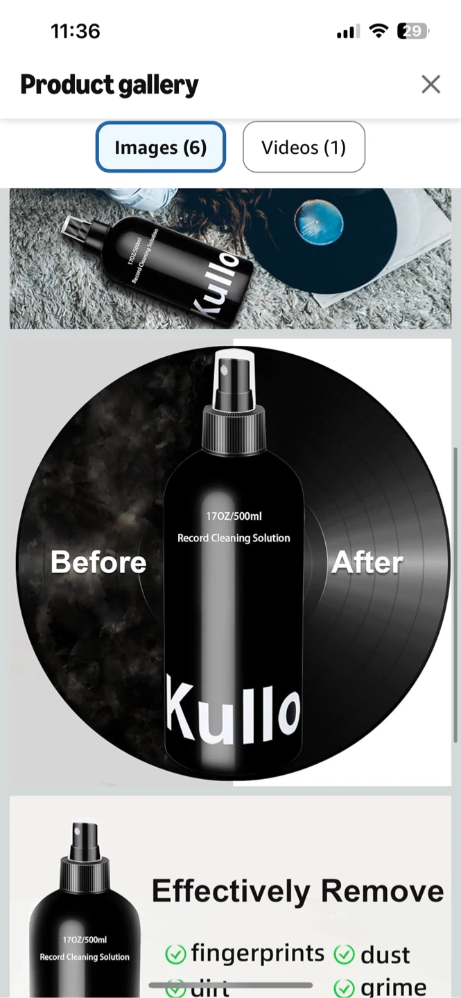 Kulloomii Vinyl Record Cleaning Kit