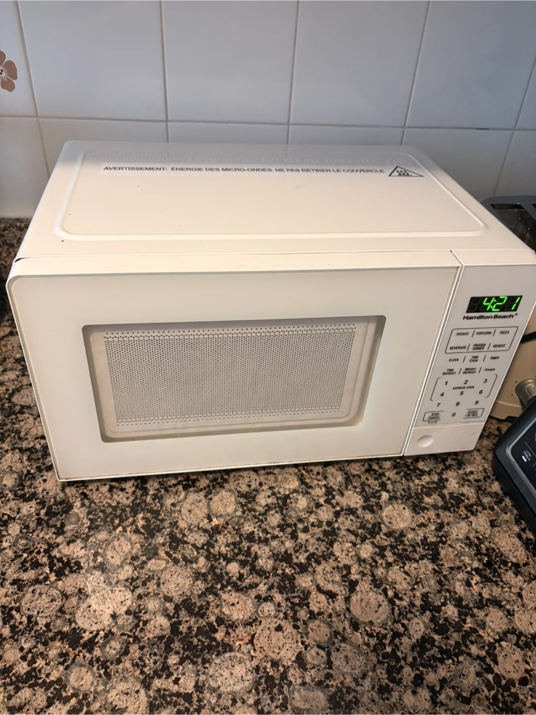 Hamilton Beach Microwave Oven