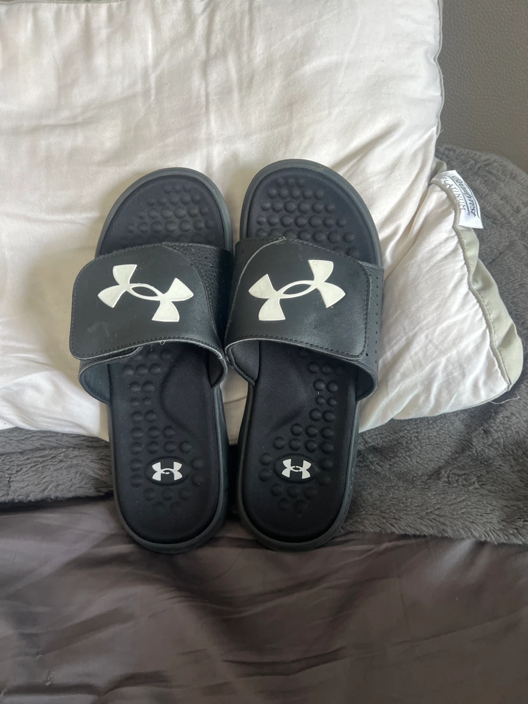 Under Armour Black Slides