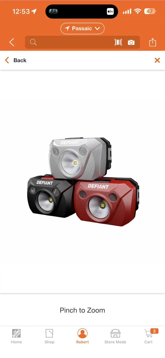 Defiant LED Headlamp (3pack)