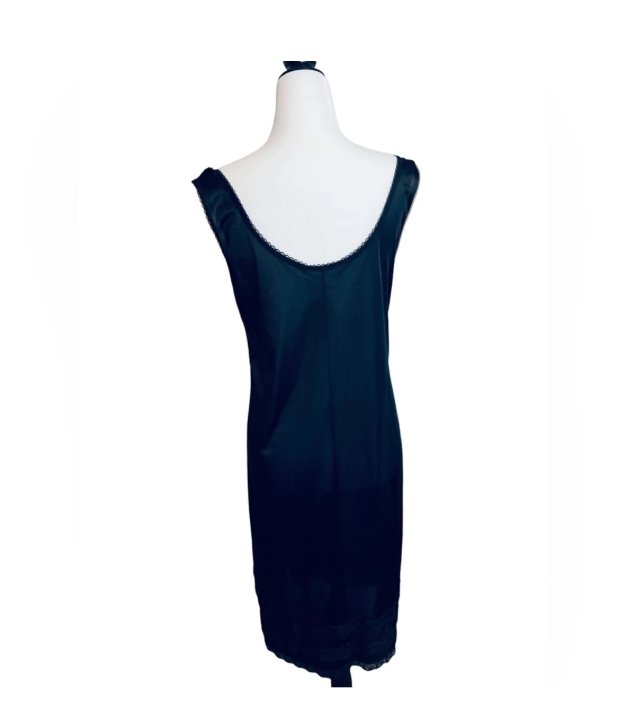 Pink Lady Black Lace Trim Slip Dress - photo 4