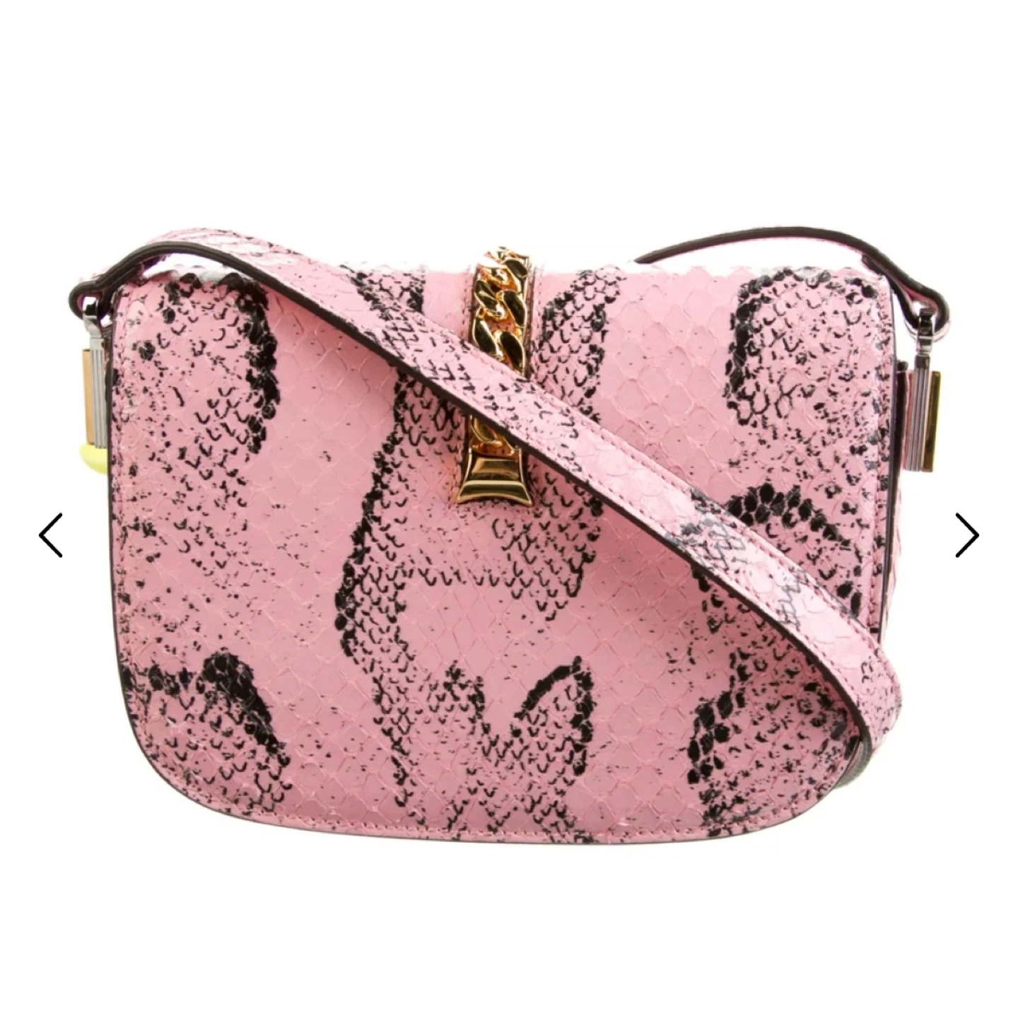 Gucci Pink Snakeskin Shoulder Bag - photo 4