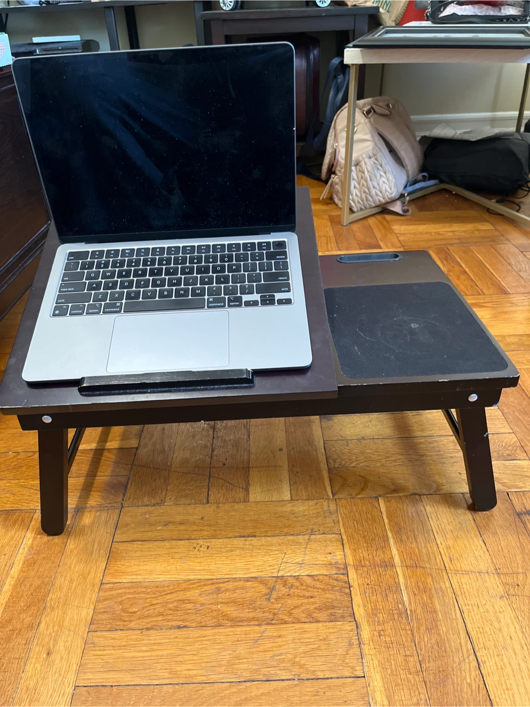 Adjustable Wooden Laptop Bed Tray