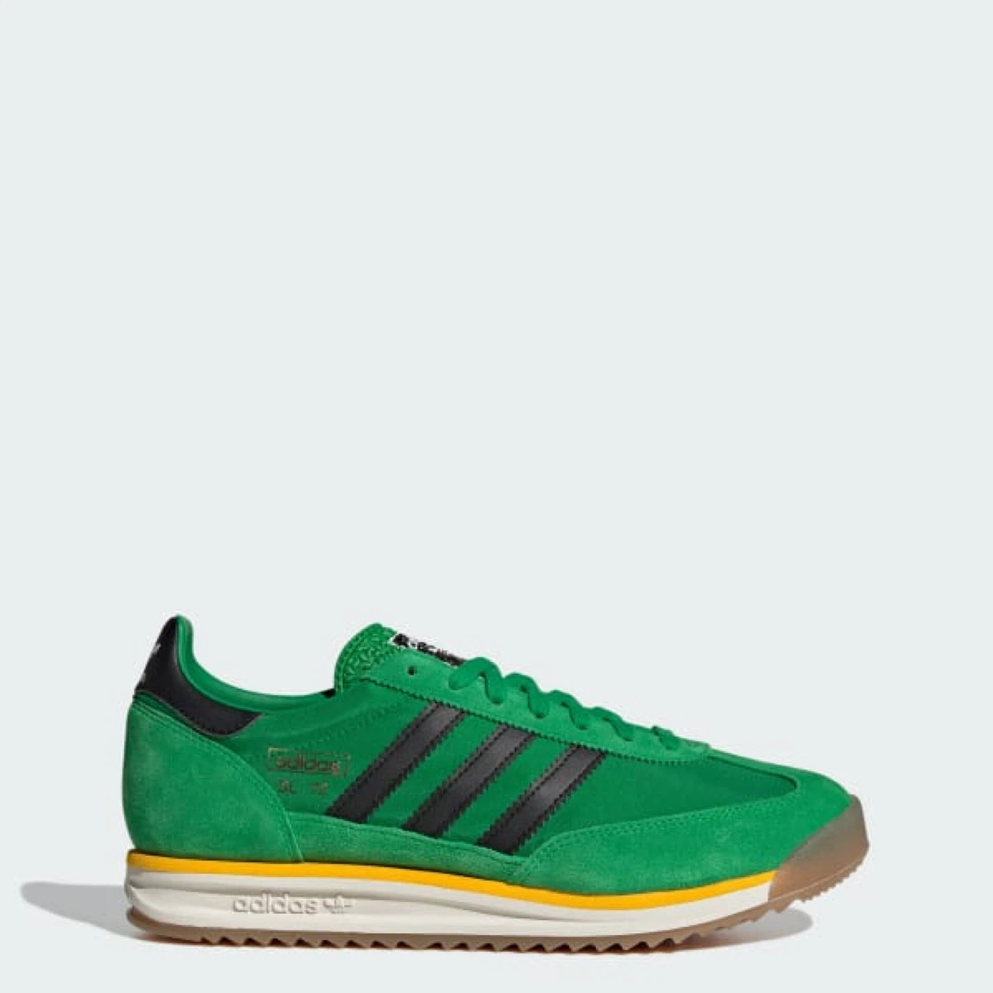 Adidas Sl 72 Rs Green Suede Sneakers