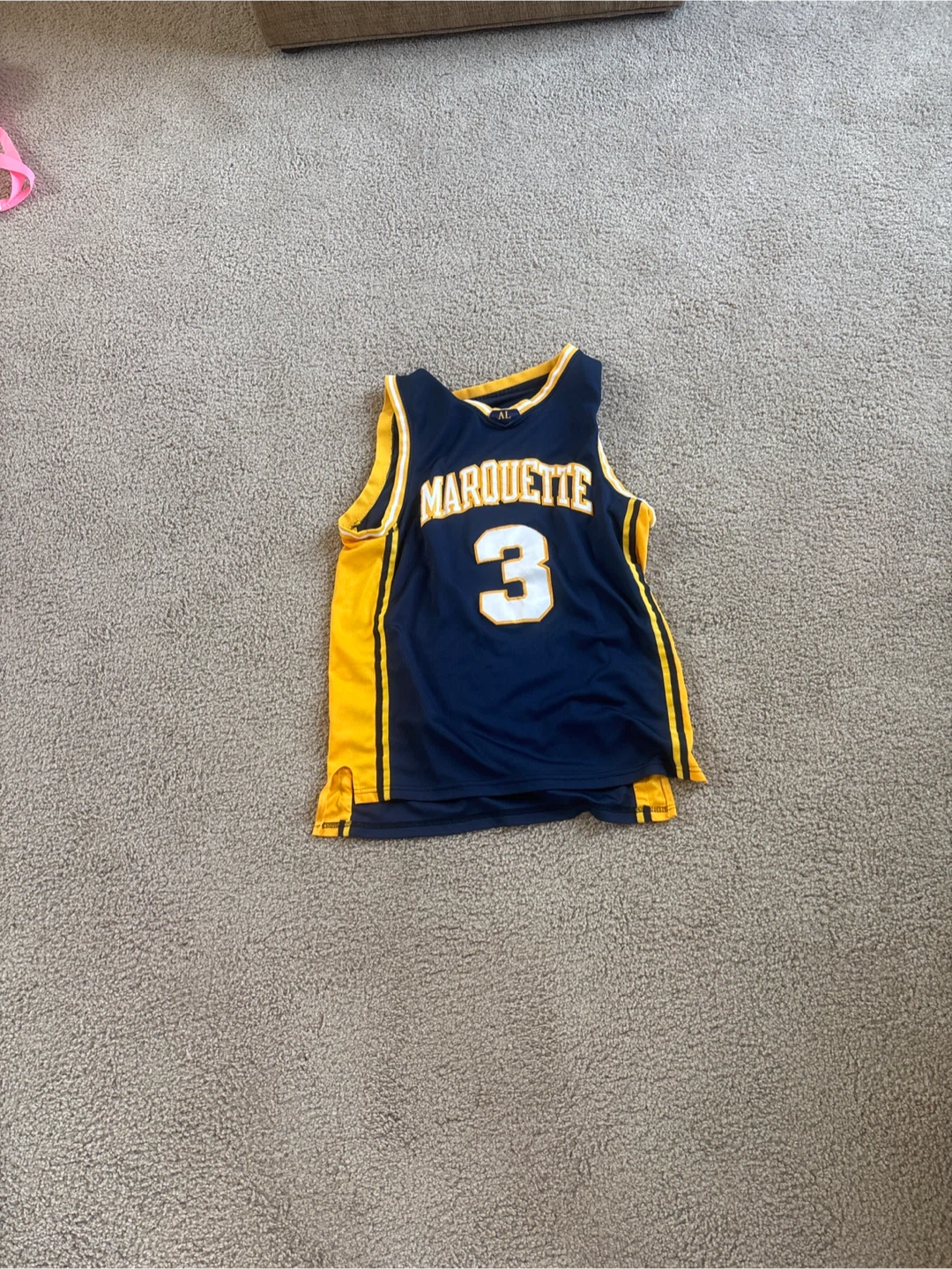 Marquette "Wade" Basketball Jersey #3