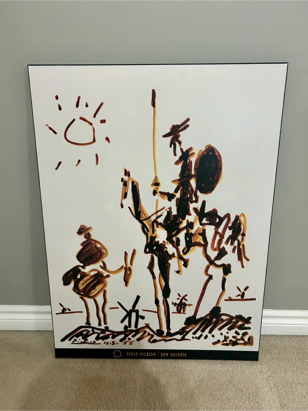 Pablo Picasso Don Quixote Print