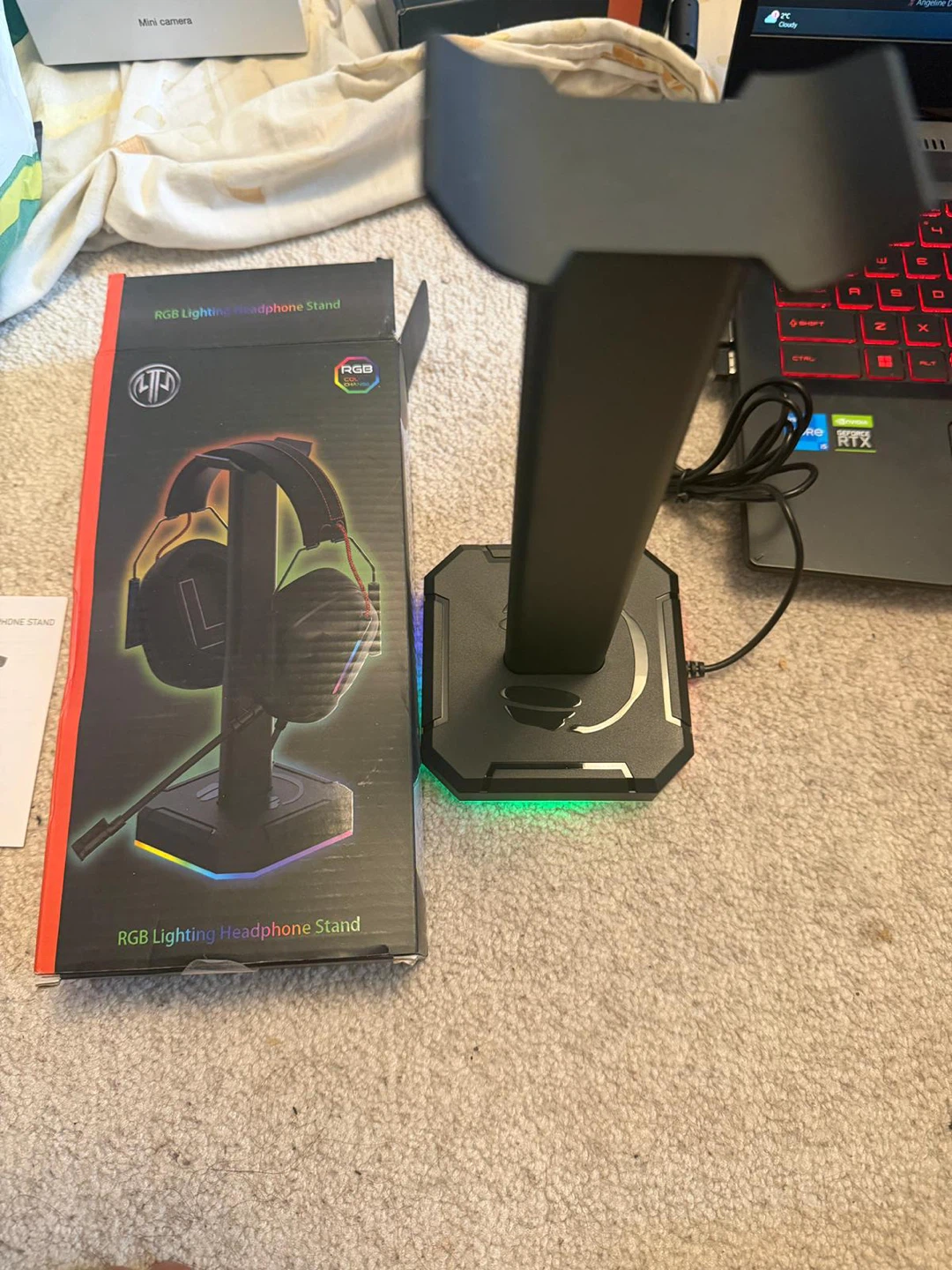 RGB Lighting Headphone Stand - photo 5