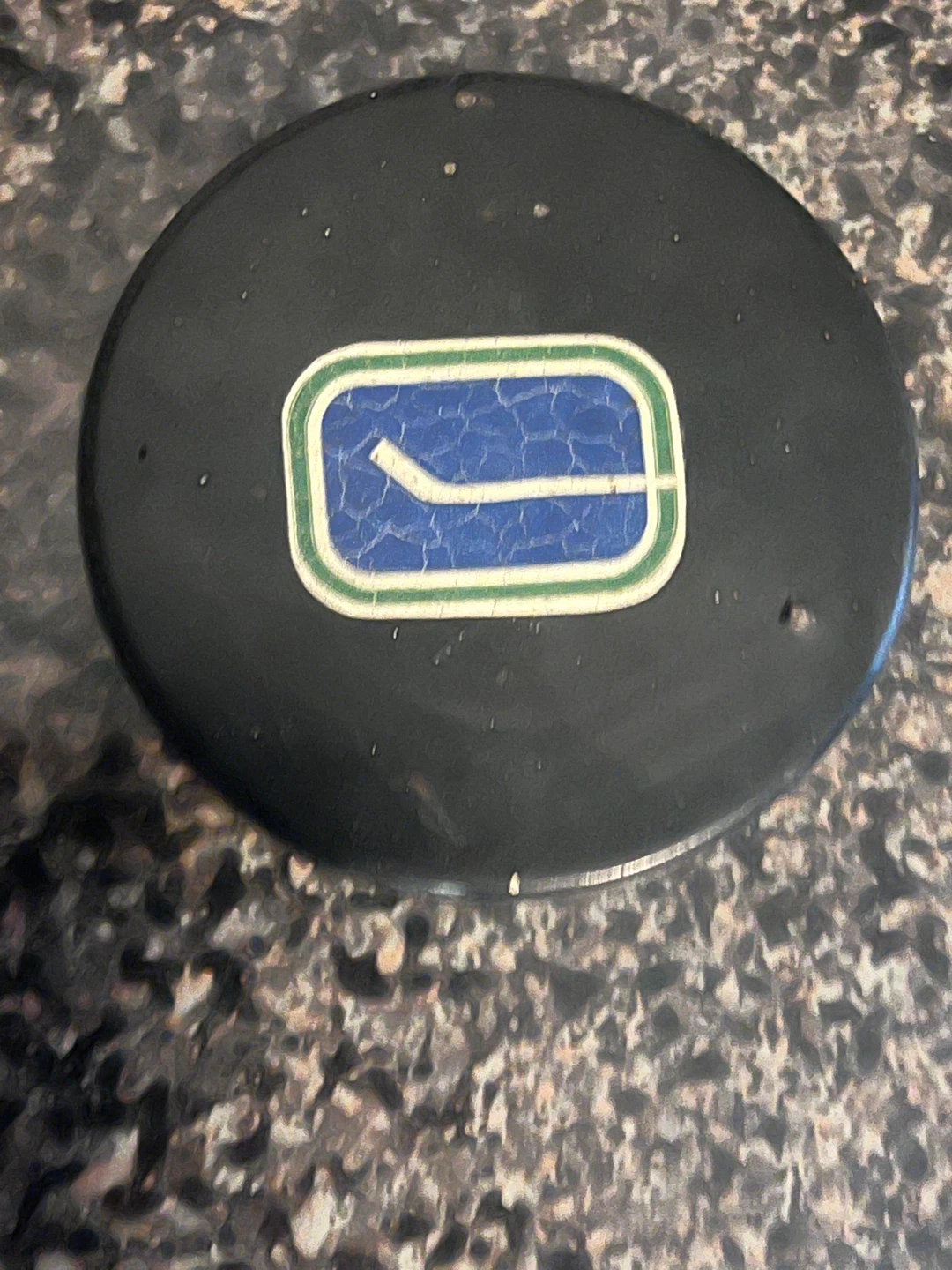 Vintage NHL Hockey Puck - Vancouver Canucks