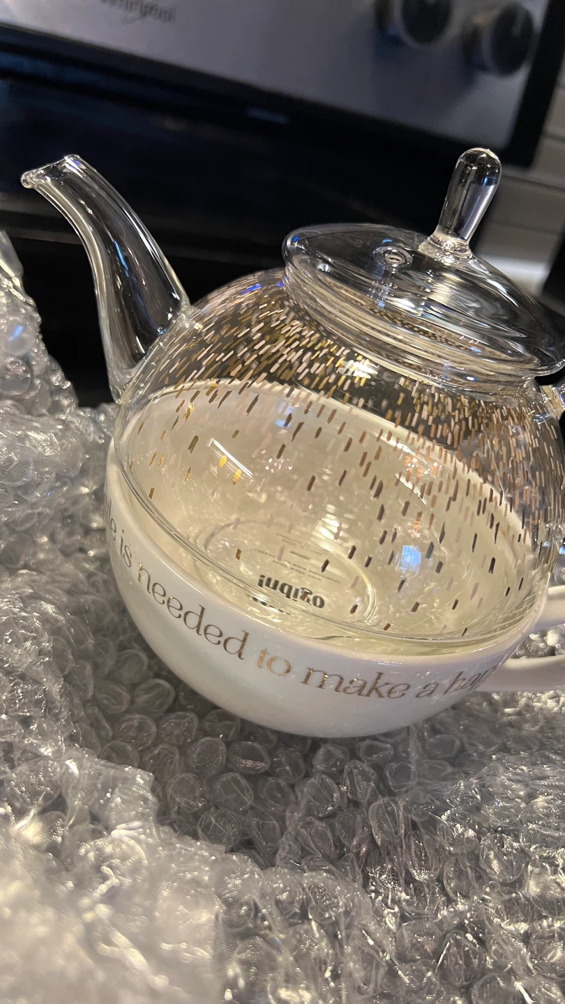 Brand New Yuanbo Glass Teapot with Infuser