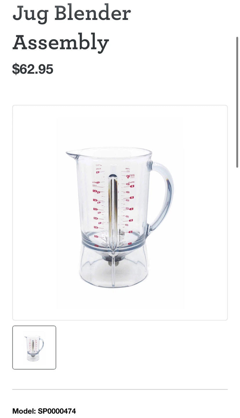 Breville blender jug