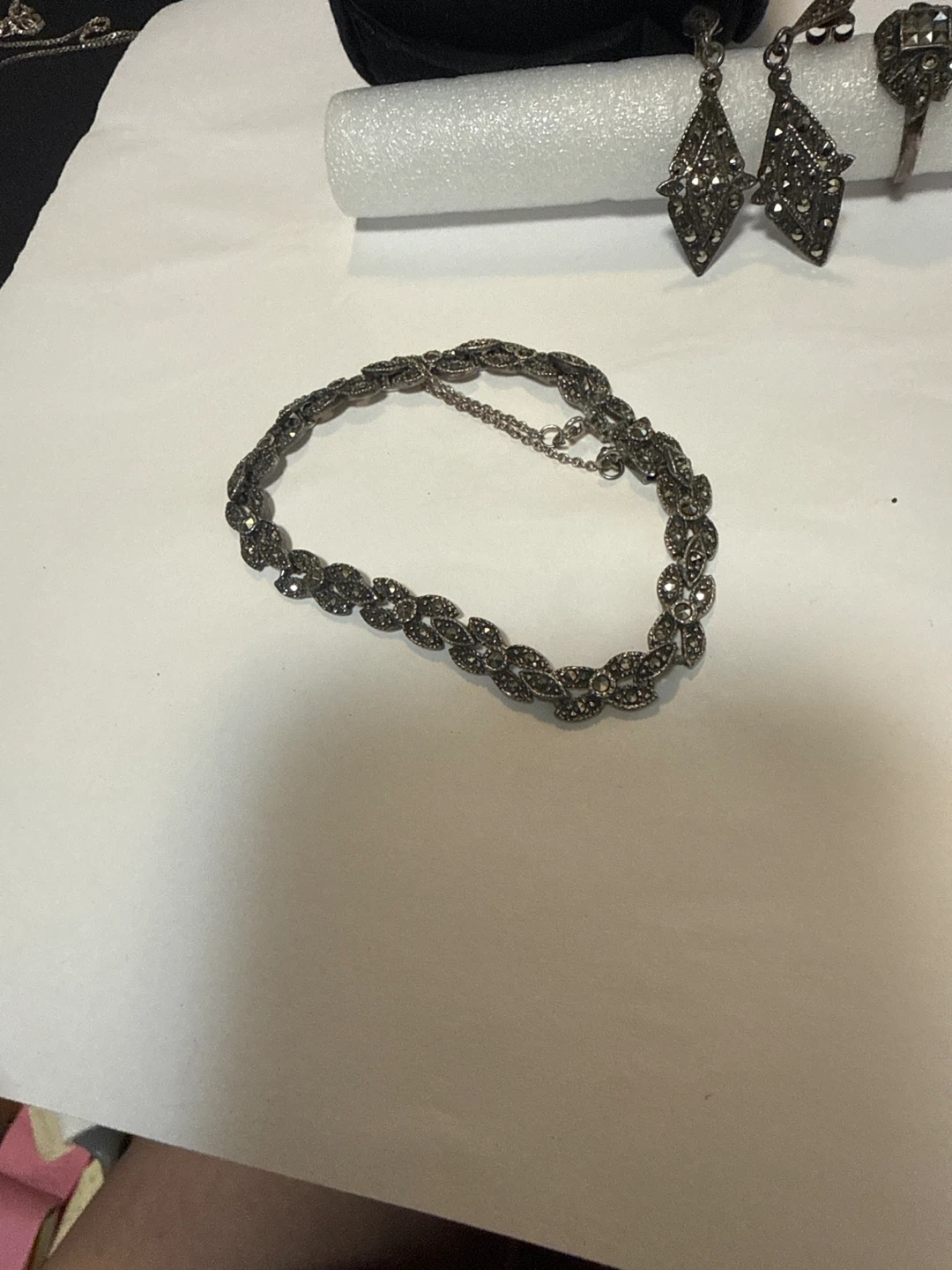 Vintage Marcasite Bracelet - photo 2