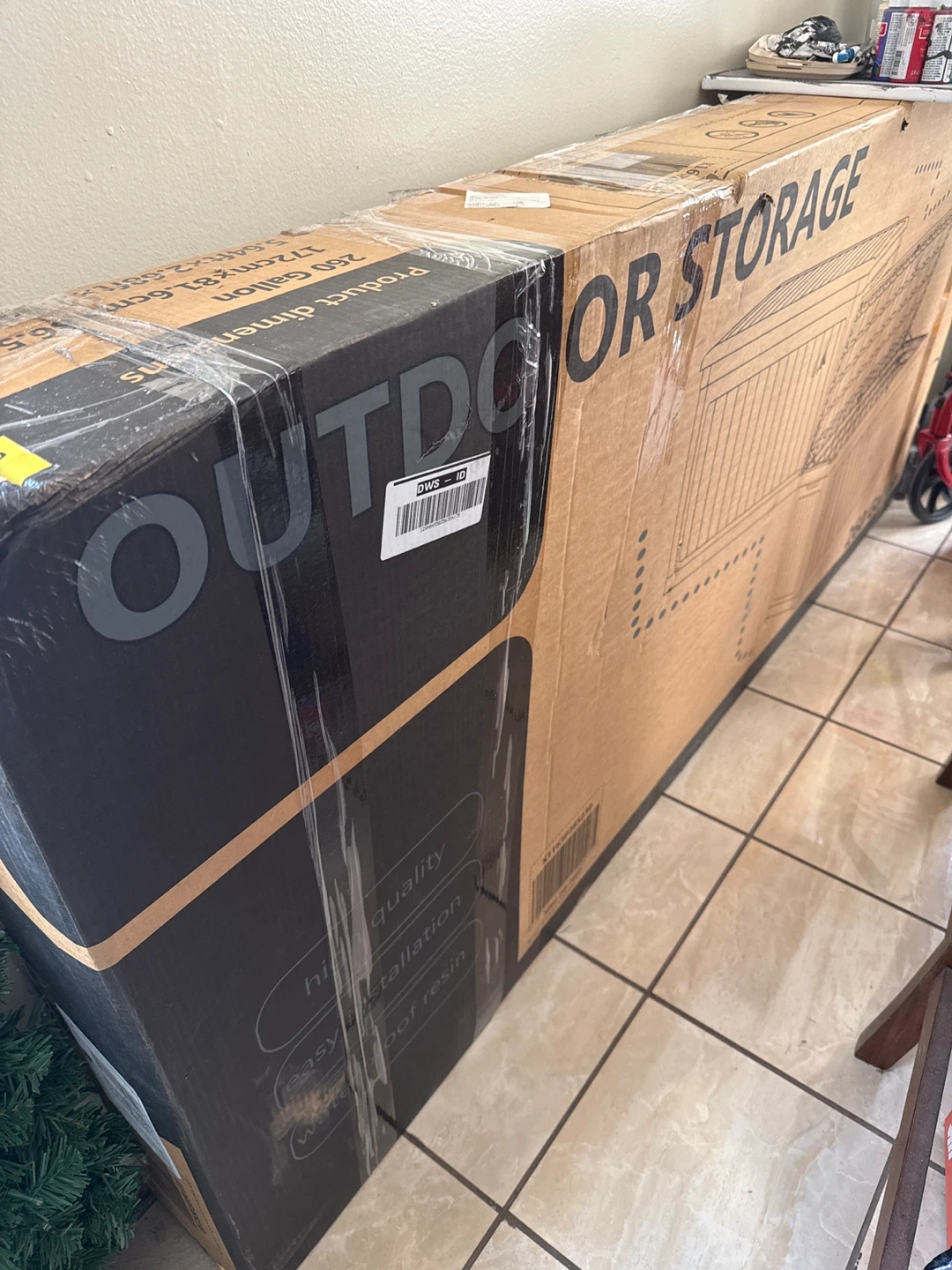 Outdoor Storage Box 260 Gallon