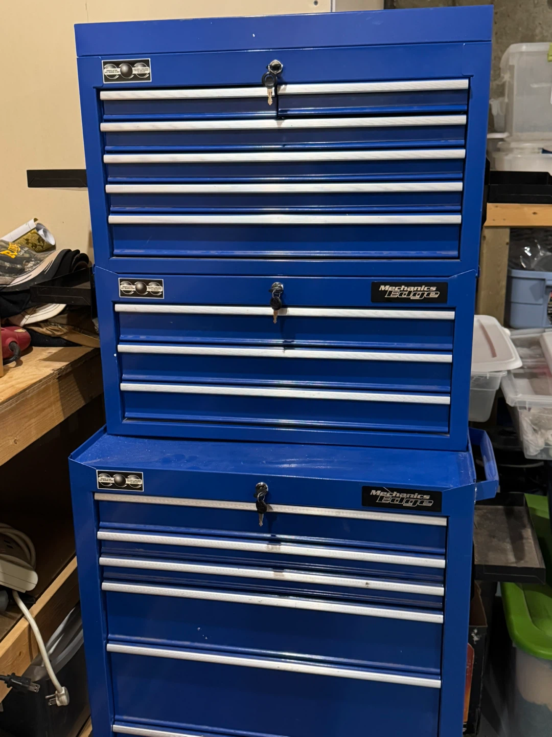 Mechanics Edge Blue Tool Chest
