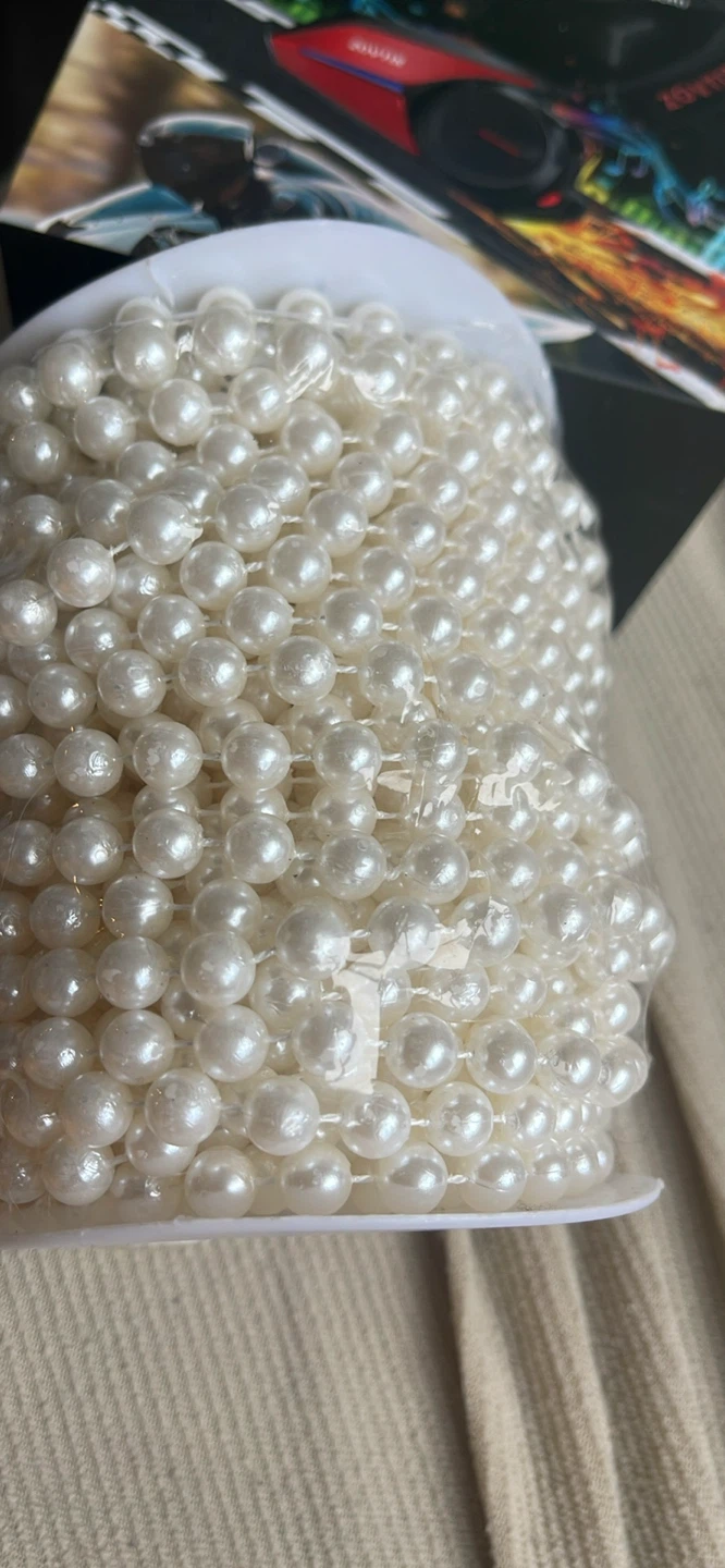 White Pearl Garland String - photo 2