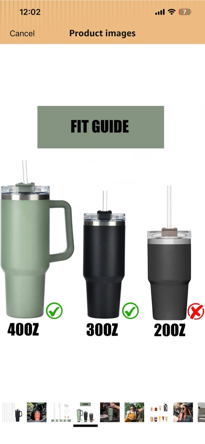 Replacement Straws for Stanley Tumbler -