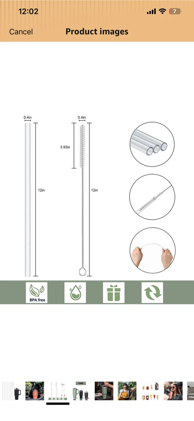 Replacement Straws for Stanley Tumbler - - photo 2