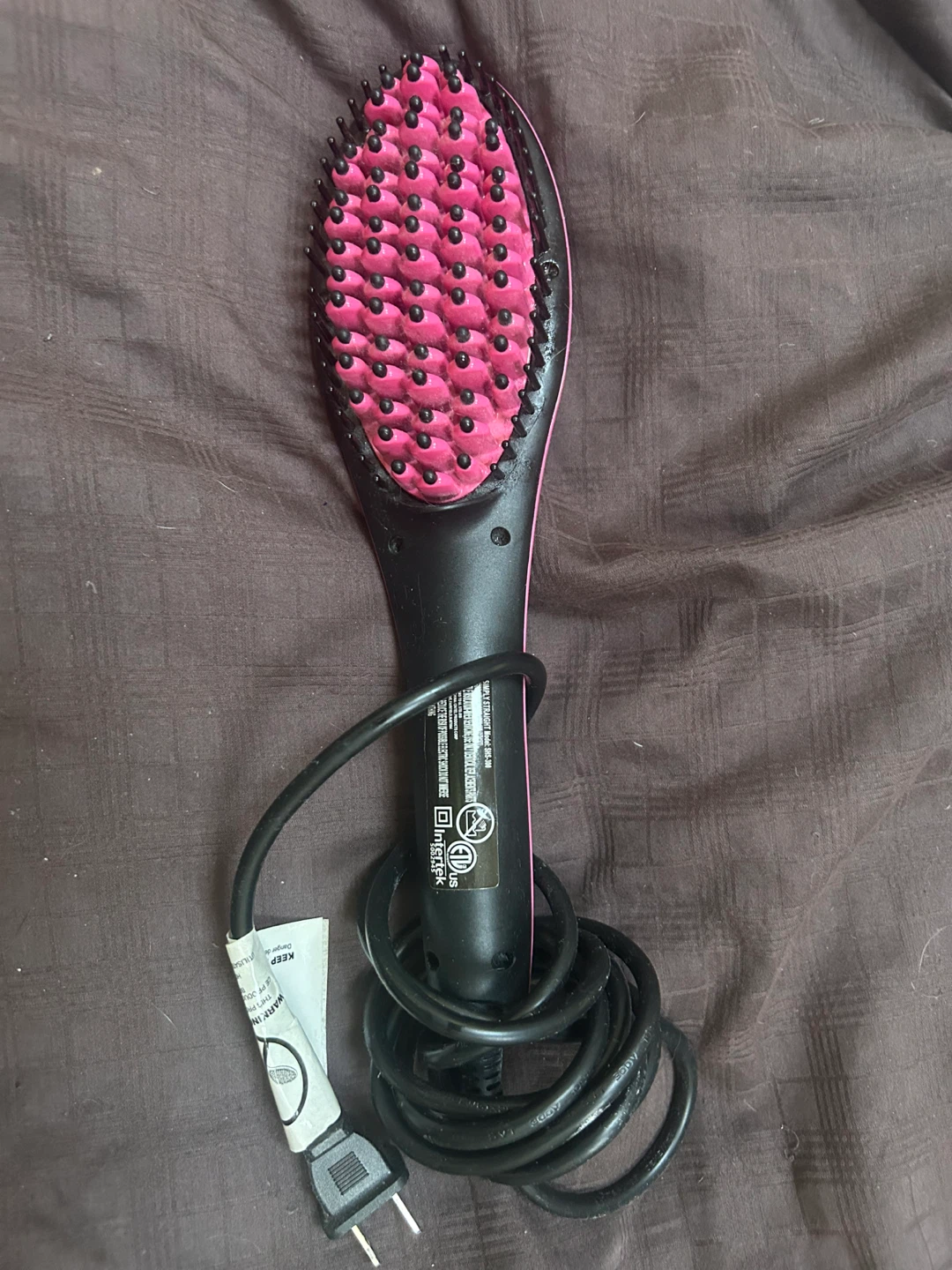 🥕Simply Straight SHS-300 Hair Straightening Brush