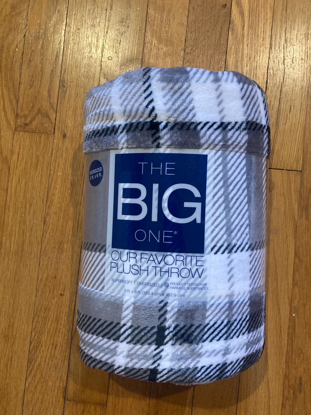 The Big One Oversized Plush Throw Blanket 5 ft x 6 ft