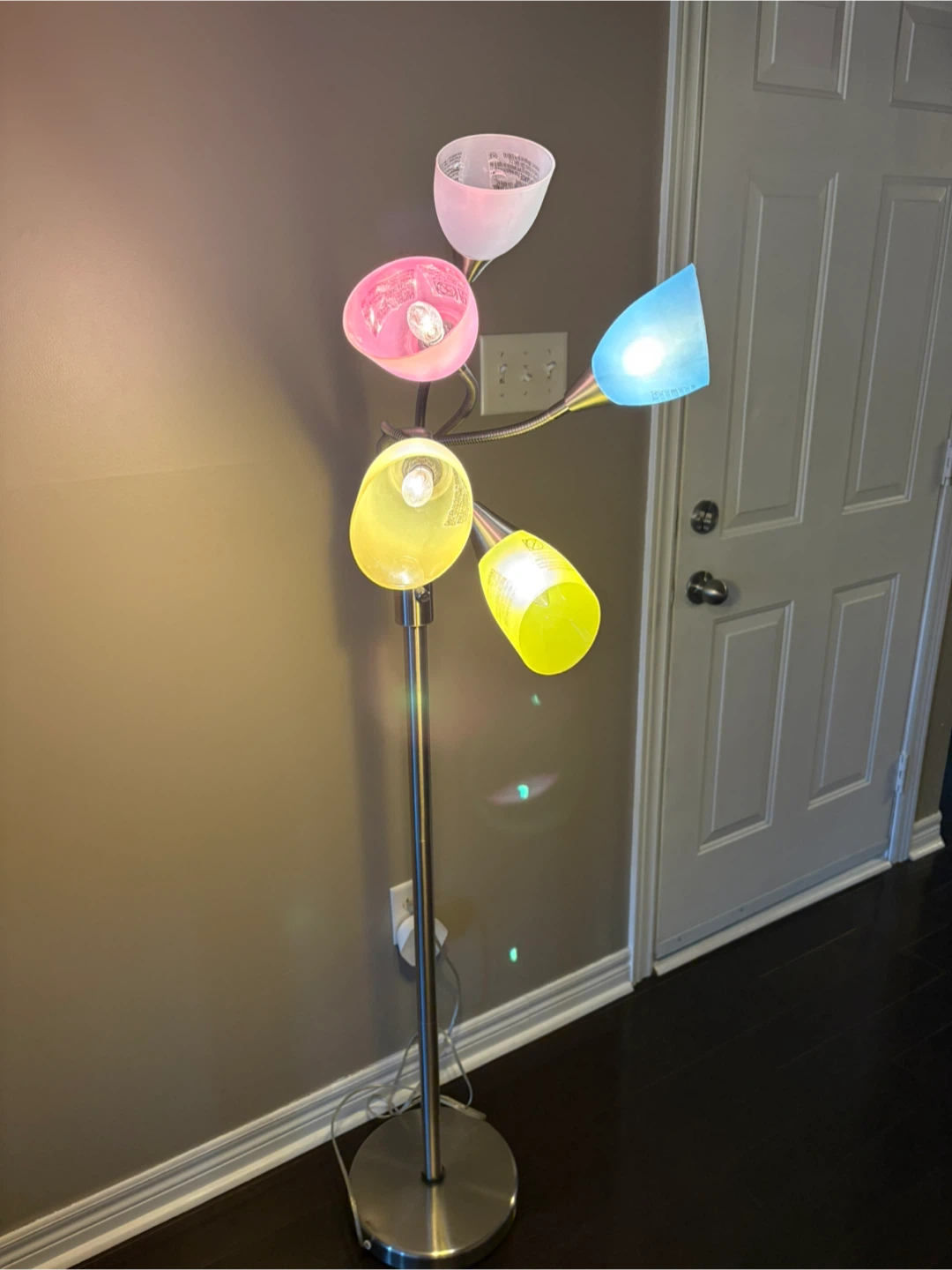 Multi-Color Floor Lamp with Adjustable Arms - photo 5