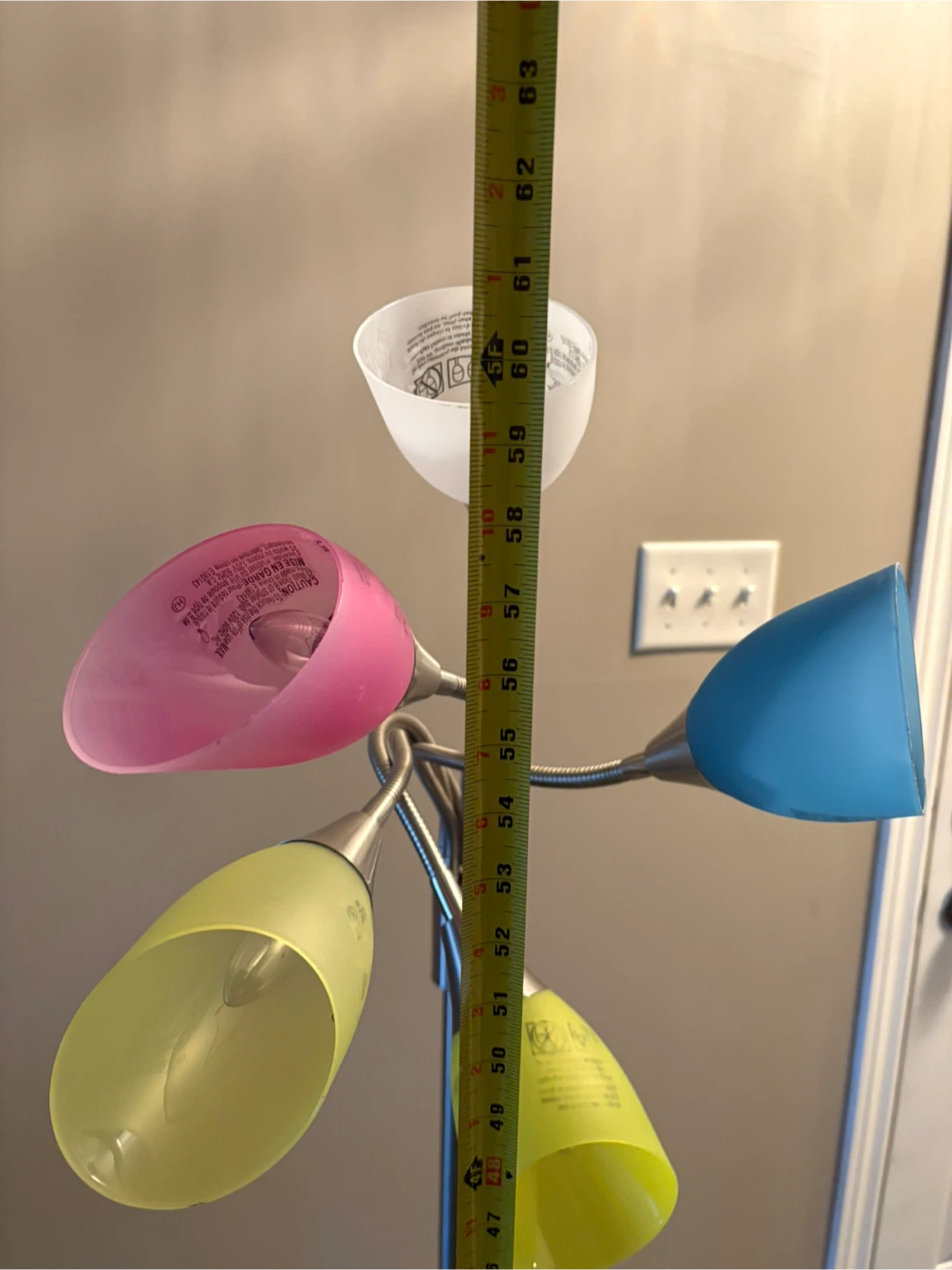 Multi-Color Floor Lamp with Adjustable Arms - photo 3