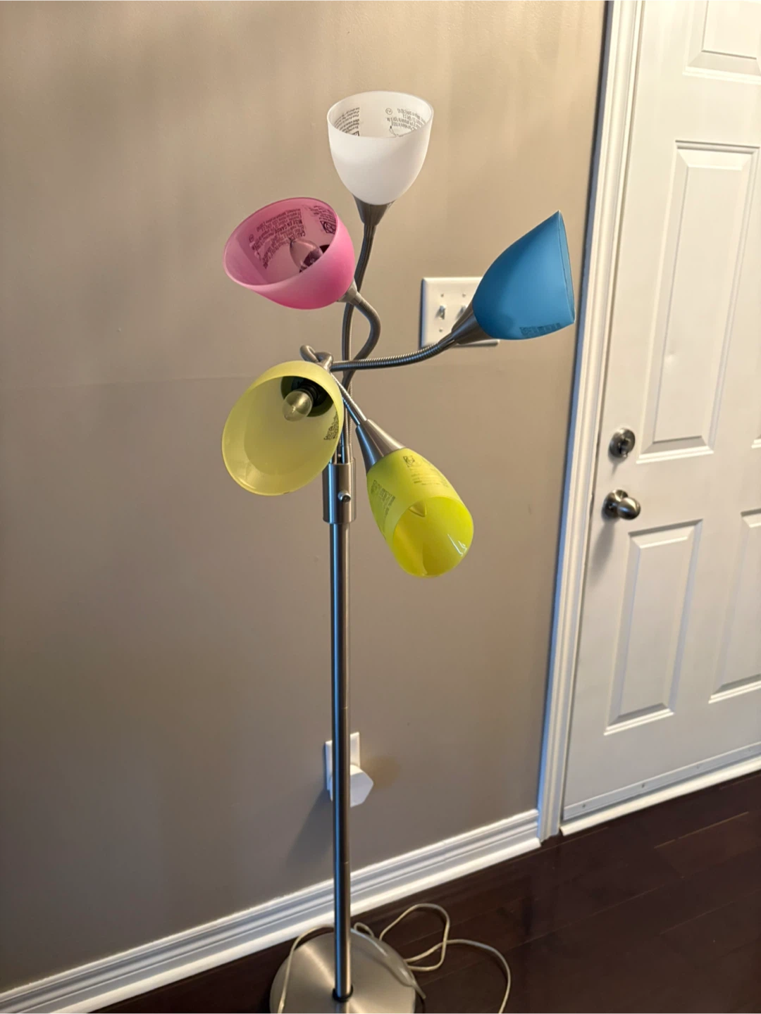 Multi-Color Floor Lamp with Adjustable Arms - photo 4