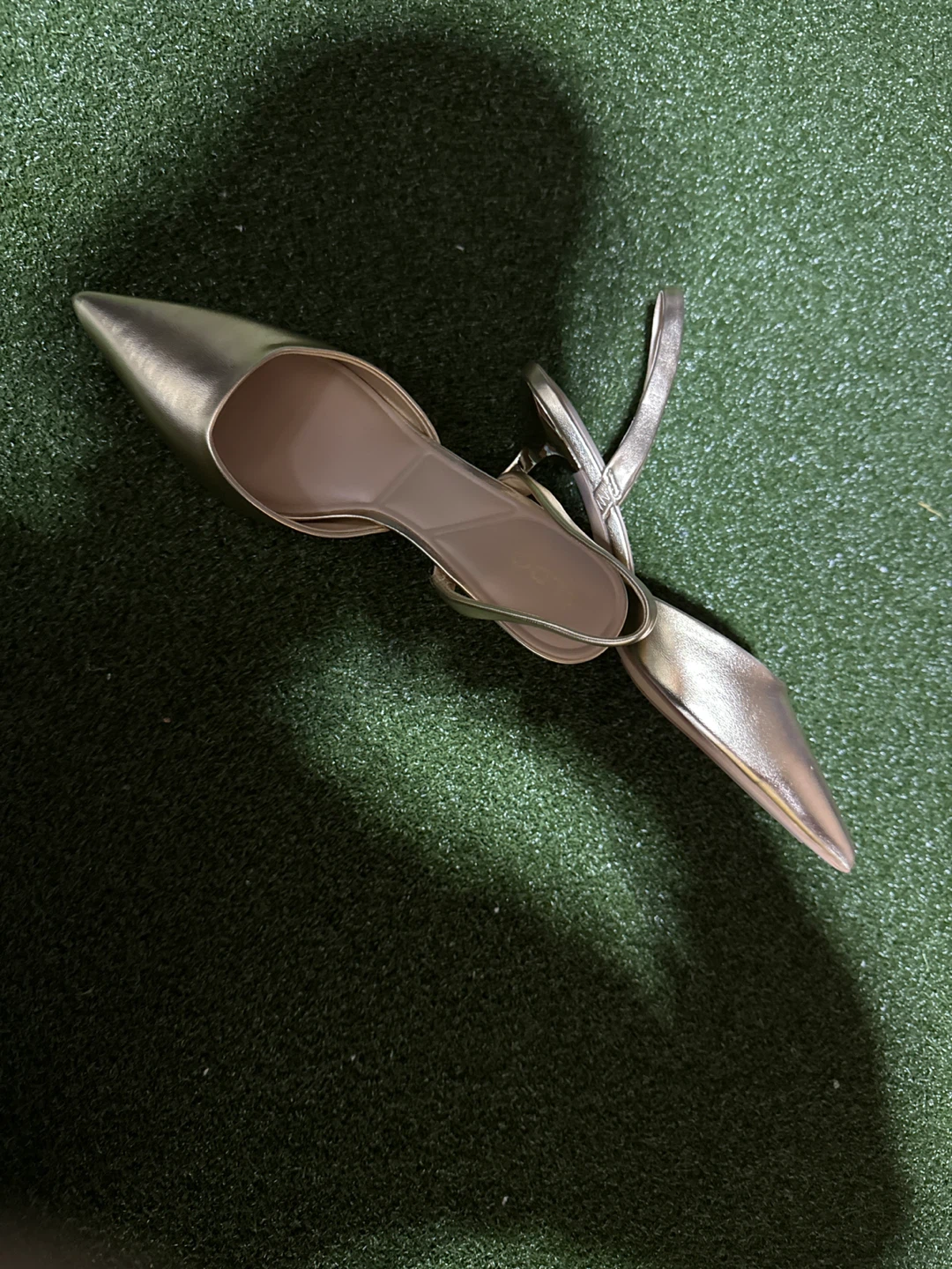 ALDO Women's Gold Slingback Heels - photo 3