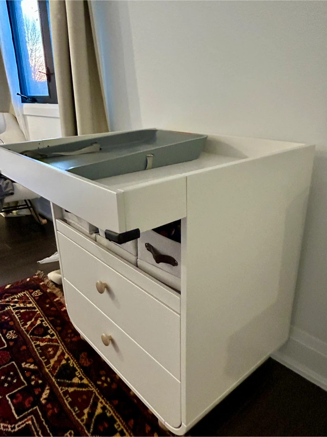 IKEA MYLLRA Changing Table with Drawers - White - photo 2