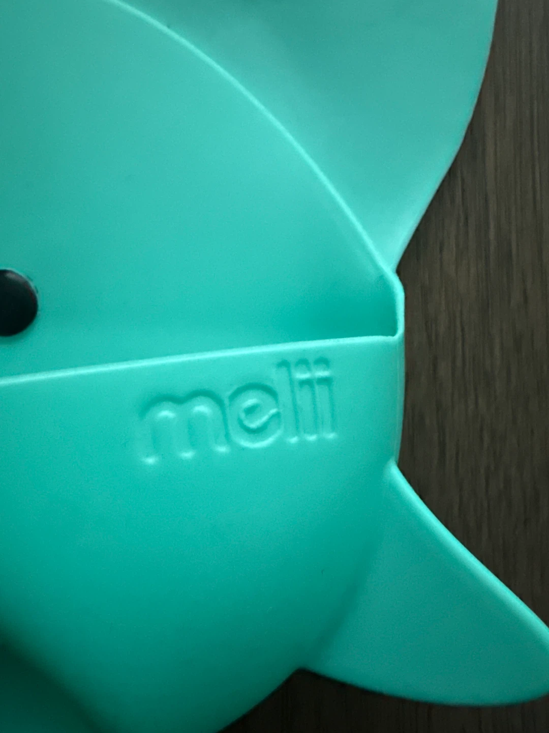 Melli Silicone Bib - Teal Shark - photo 2