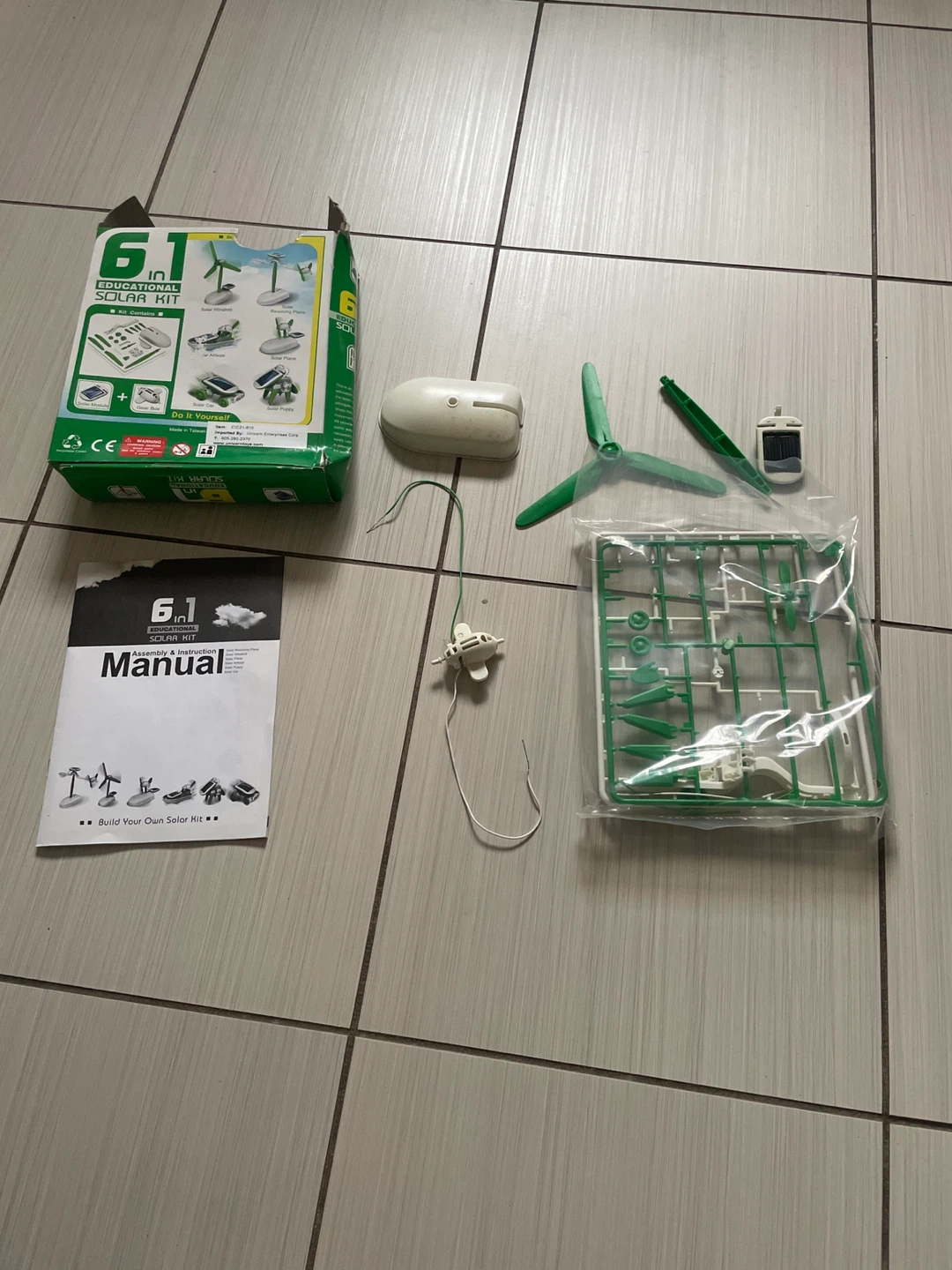 🥕6-in-1 Educational Solar Kit