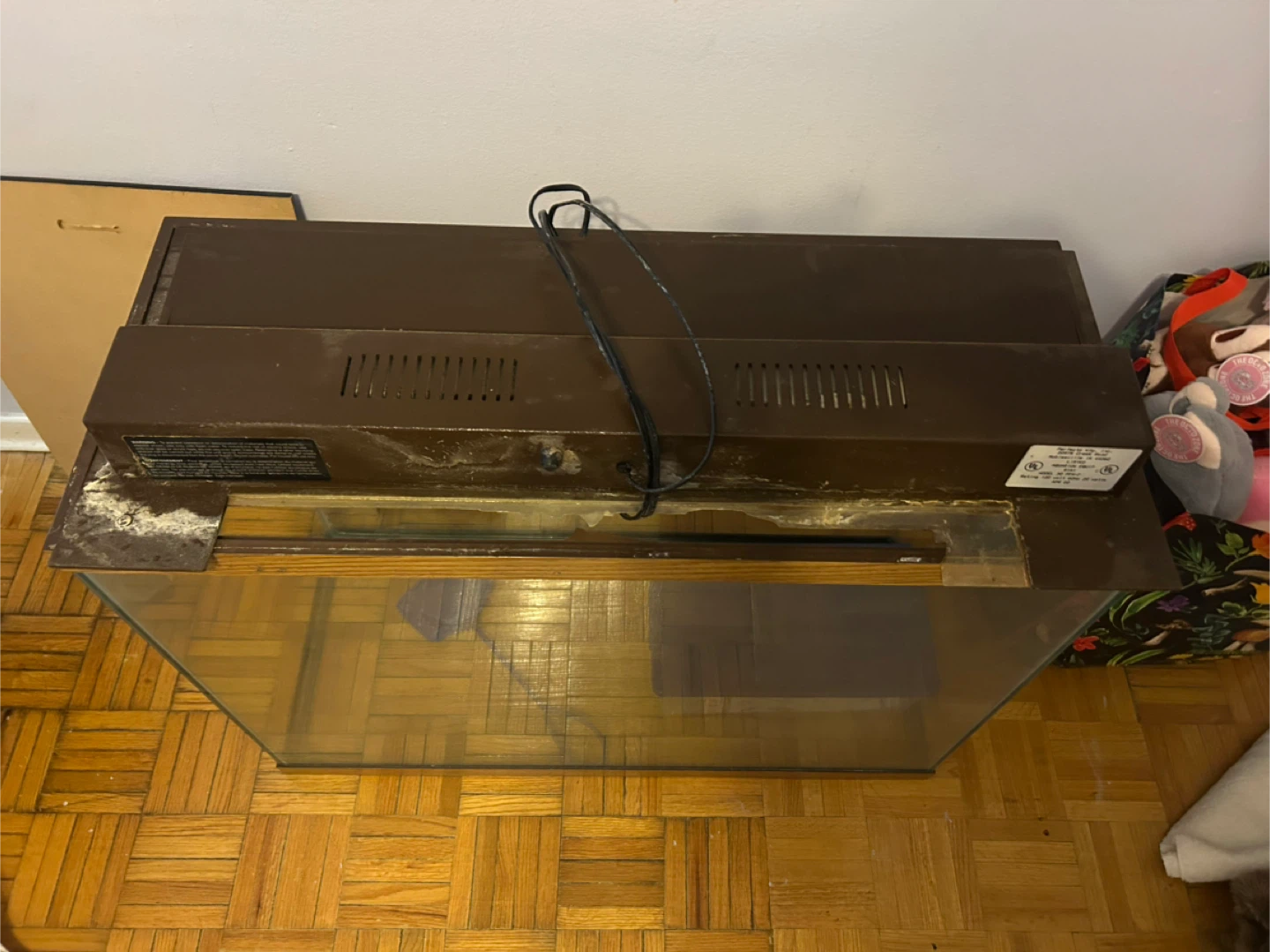 40-50gallon vintage fish tank with lid - photo 4