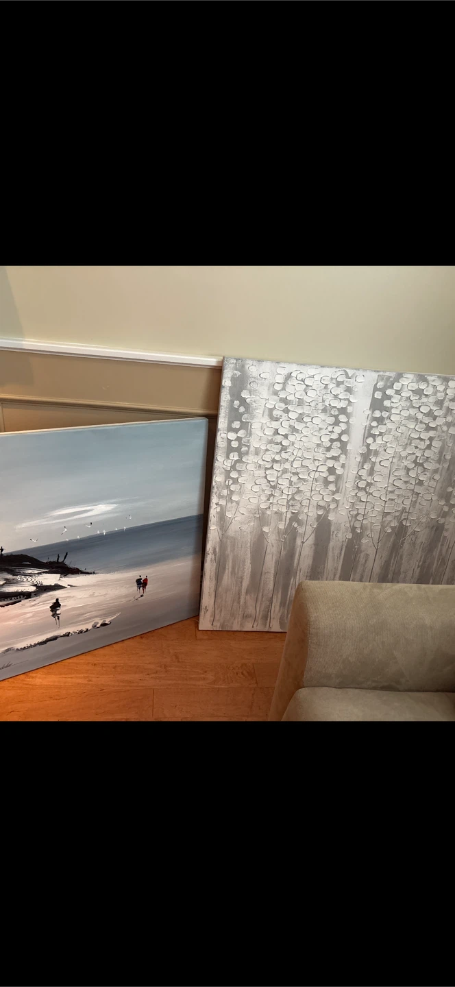 Original Beach Scene Painting - photo 3
