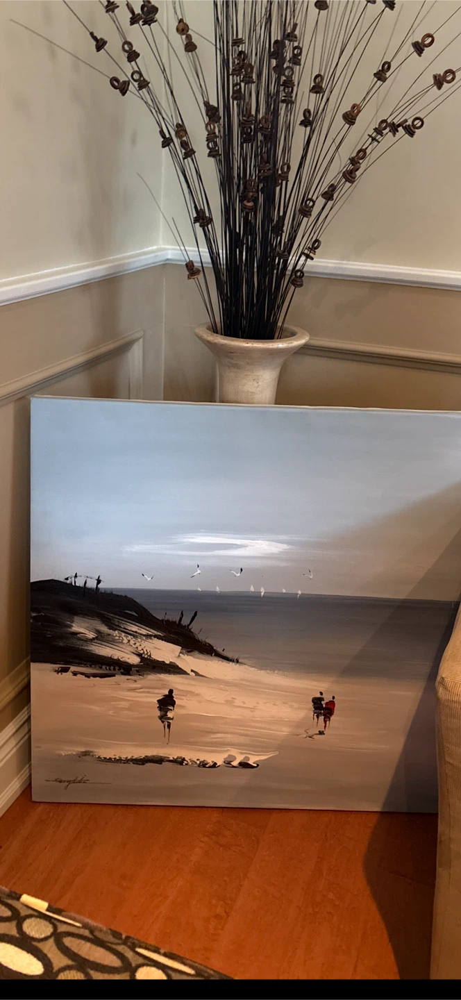 Original Beach Scene Painting